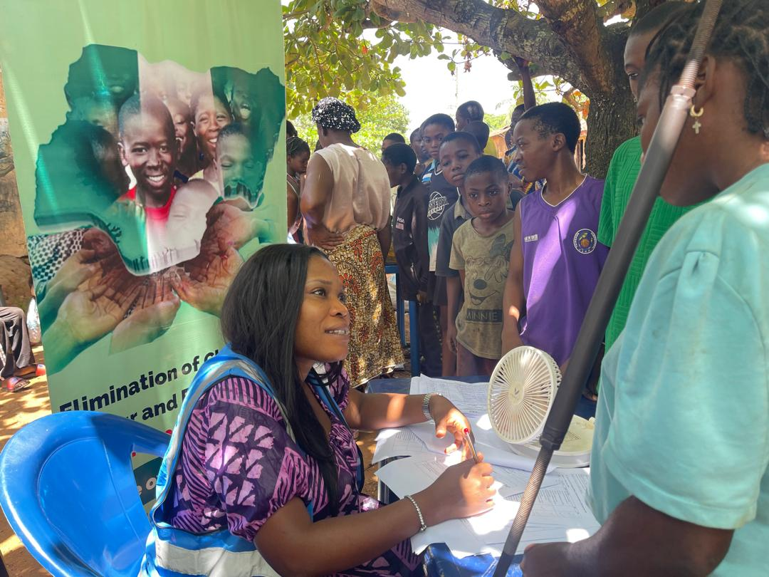 Smiling mother and child benefited by ROTDOW programs